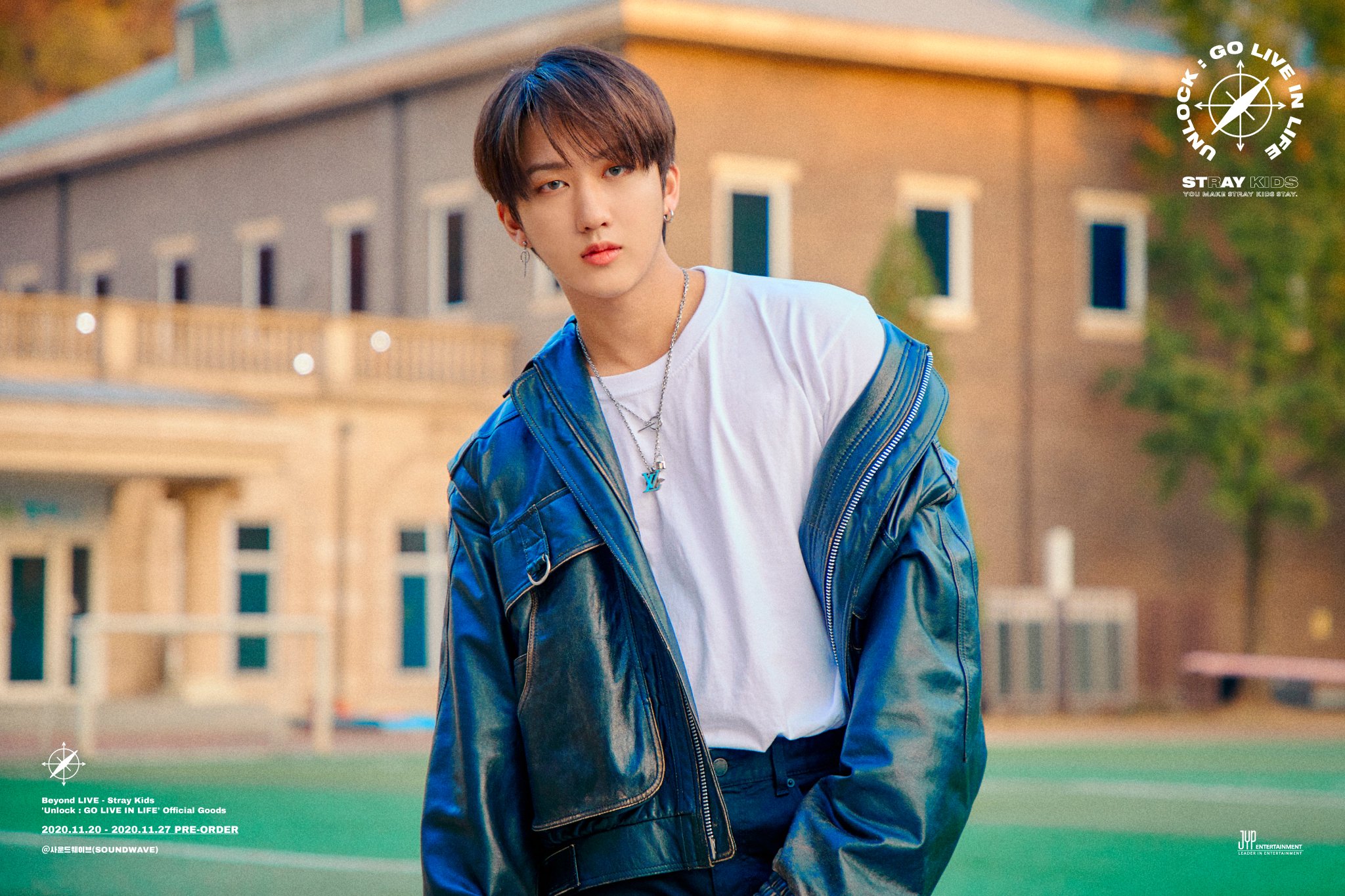 衣類　Stray Kids フリースジャケット ブラック 「Beyond LIVE - Stray Kids ’Unlock ： GO LIVE IN LIFE’」 Stray Kids SKZ UNLOCK GO LIVE IN LIFE On-line CONCERT