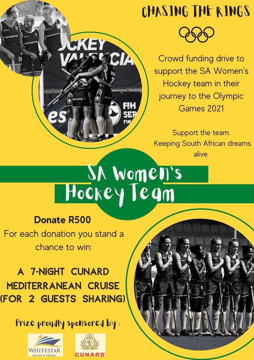 Amazing Prize up for grabs! Support us @sawomenshockey & our Road to Tokyo🏑 #Chasingtherings #Tokyo2021 Check this out rvgacademy.com/shop/sa-womens…