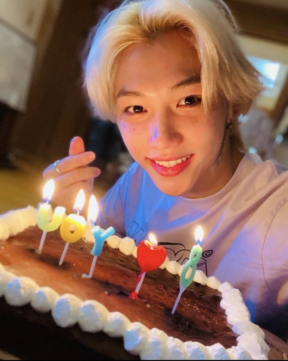 felix making stays a brownie cake he promised to make us 