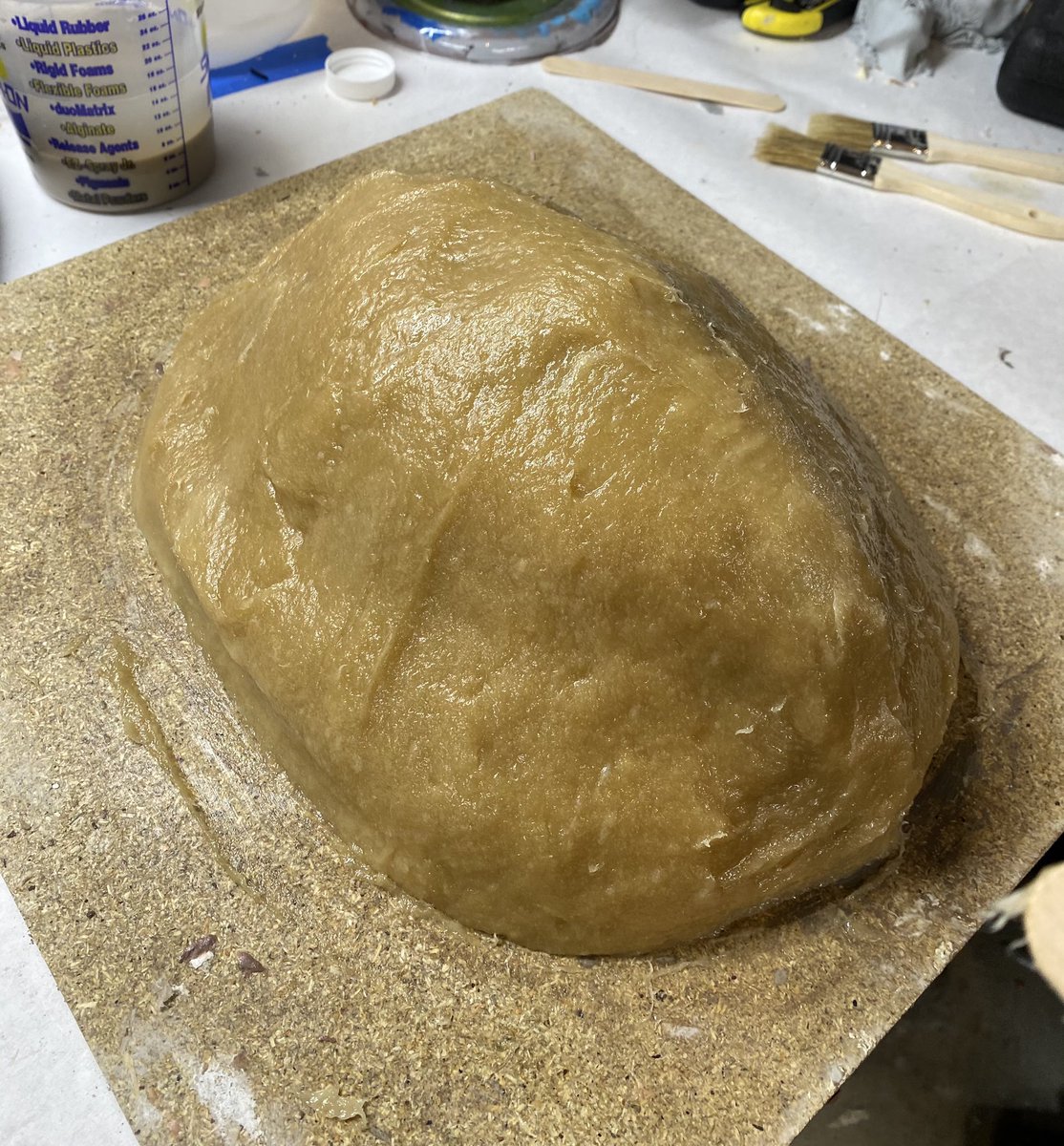MzFrancesFX's tweet photo. Very excited to finished this project .. so many steps. #MakeupFx #LifeCast #Silicone #MatrixMold #Process 🖤💀🖤 https://t.co/YLeMZX0iKt