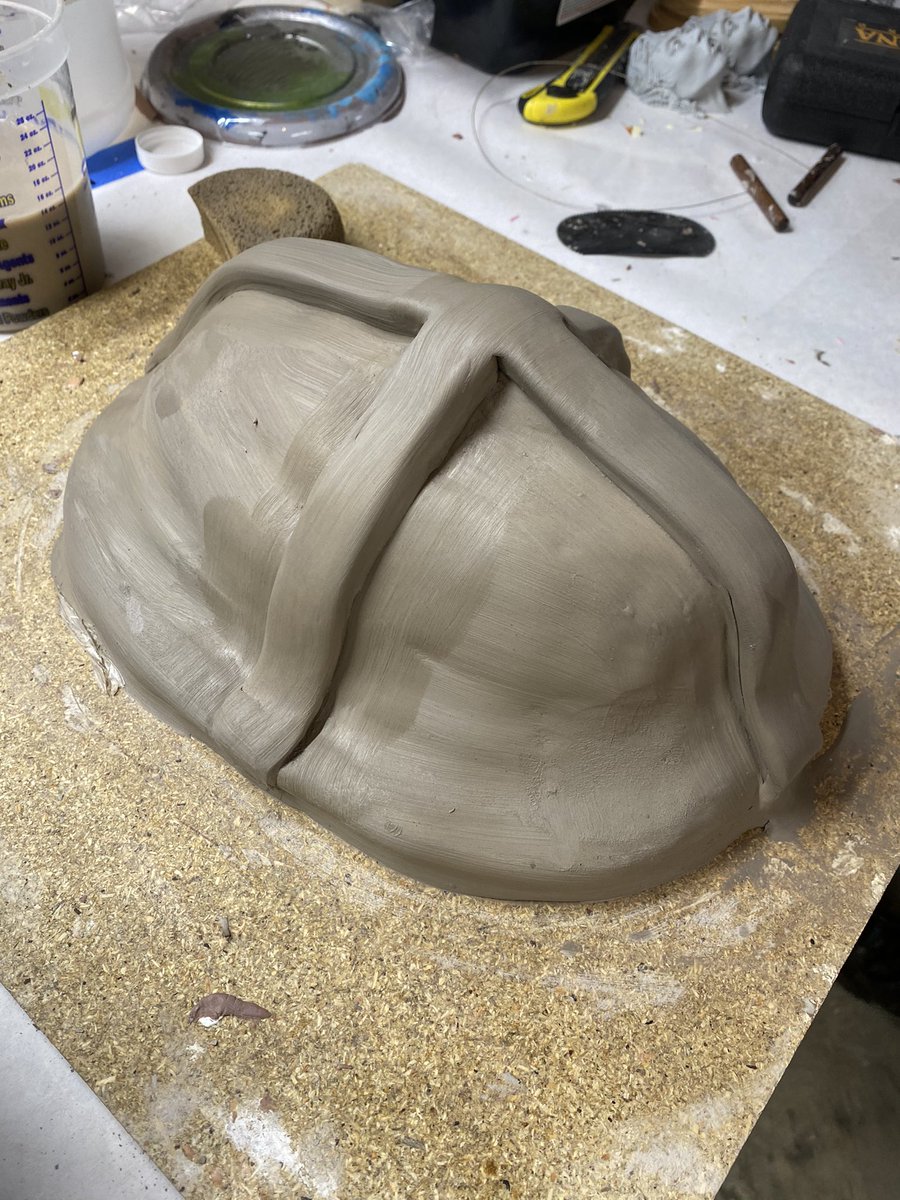 MzFrancesFX's tweet photo. Very excited to finished this project .. so many steps. #MakeupFx #LifeCast #Silicone #MatrixMold #Process 🖤💀🖤 https://t.co/YLeMZX0iKt