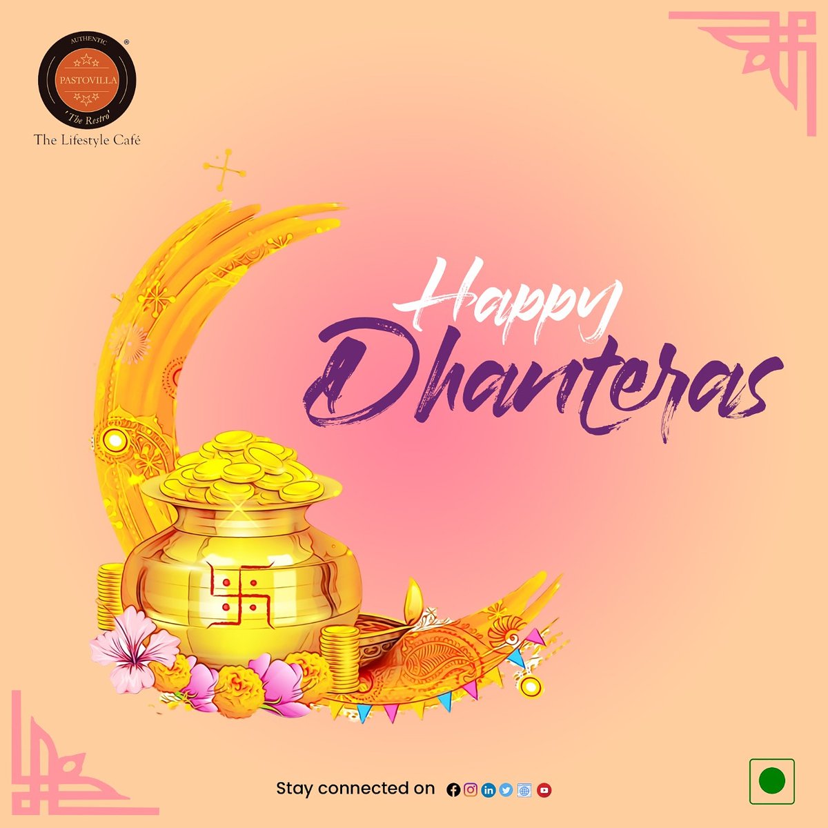 Pastovilla_'s tweet photo. May this Dhanteras help you find a new direction in life. Hope you fill your days with pleasant moments.💞

#dhanteras 
#happydhanteras 
#pastovilla
#thelifestylecafe 

@93avenuepune 
@things2doinmumbai https://t.co/QLGxVRLTZk