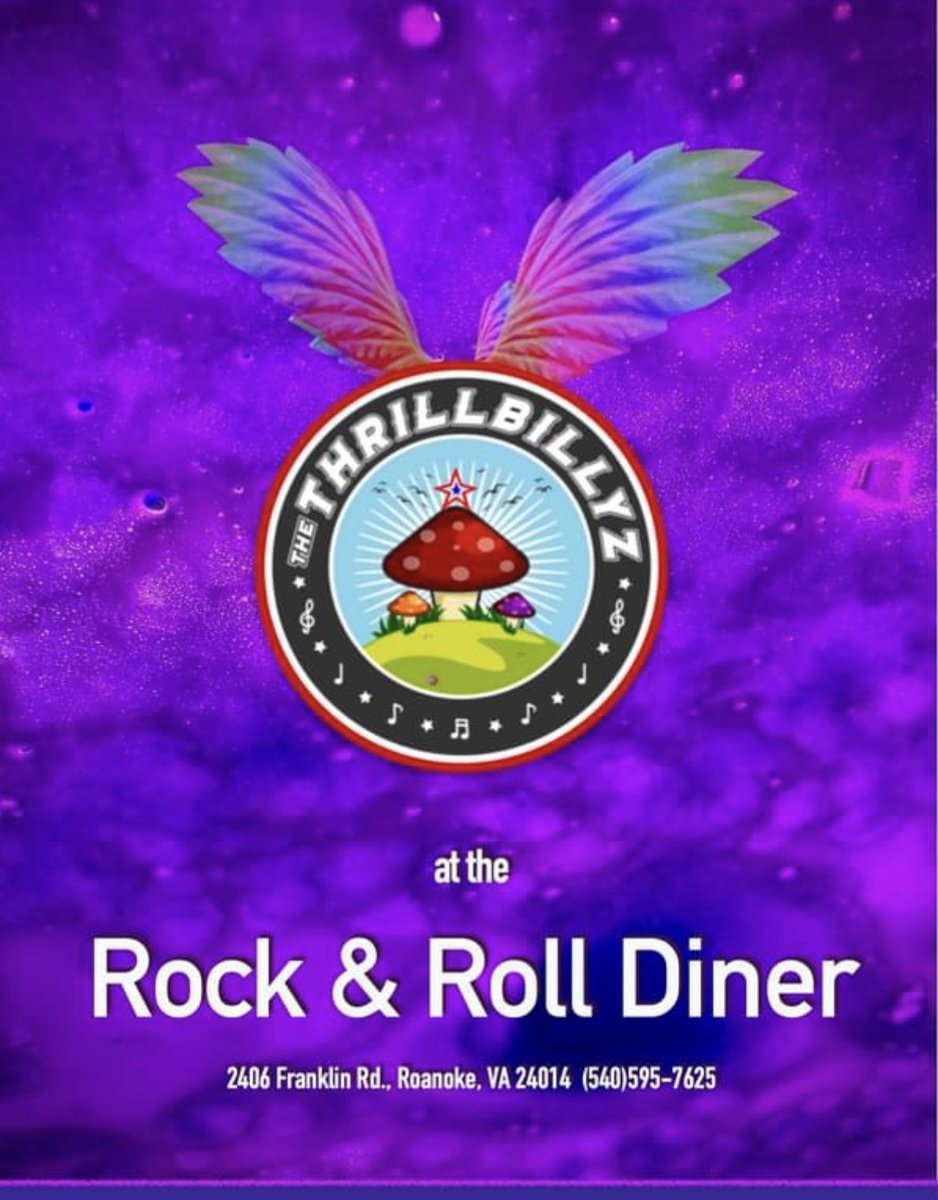 Friday night the Thrillbillyz bring their brand of classic rock to the Diner 7-10pm on the indoor stage. 

Saturday night we have a private party in our bar and patio area. We will have a few tables open in our front dining room and we will also be open for take out and Doirdash