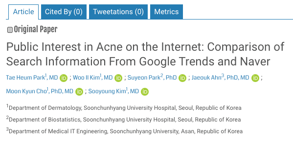 Búsquedas sobre ACNÉ en internet: 
+ frecuentes que sobre otras patologías de piel
+ en verano y fines de semana
temas relacionados: acné y comida (sobre todo leche y proteínas), acné y estrés o acné y cosméticos.

buff.ly/38jHH3H

#dermatology #dermatologia