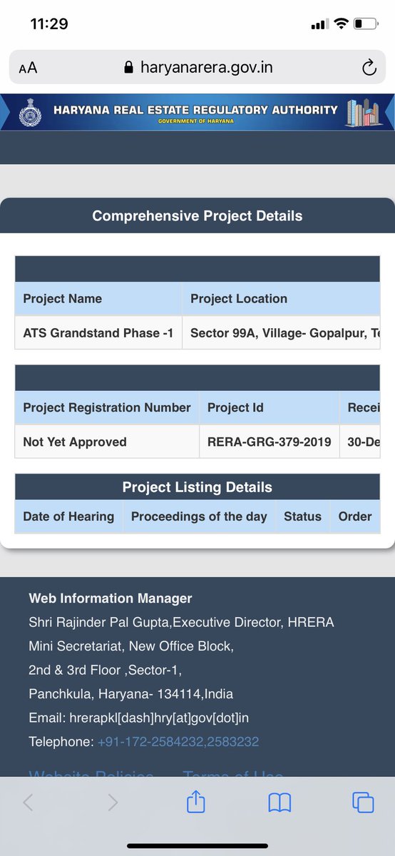 IndianAmitKr's tweet photo. @ATSGREENSLTD - Why there is no significant progress at #ATSGrandstand ? The apts being sold since last 2-3 years but HRERA is not yet approved. Project Completion date keeps on extending ☹️#ATSGrandstandStuck https://t.co/iiHGokNvba