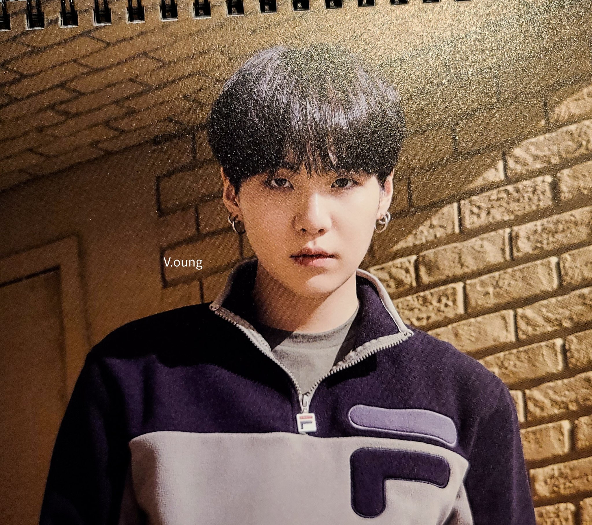 2021 FILA Calendar SUGA scan SUGA News