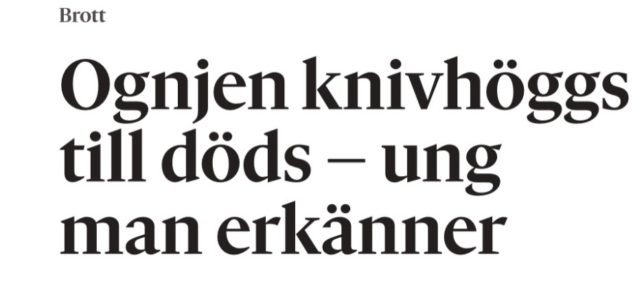 Oerhört sorgligt för Ognjens anhöriga men bra att de får svar på vad som hände. Mycket bra arbete av vår sektion för grova brott och lokalpolisområde Hisingen.