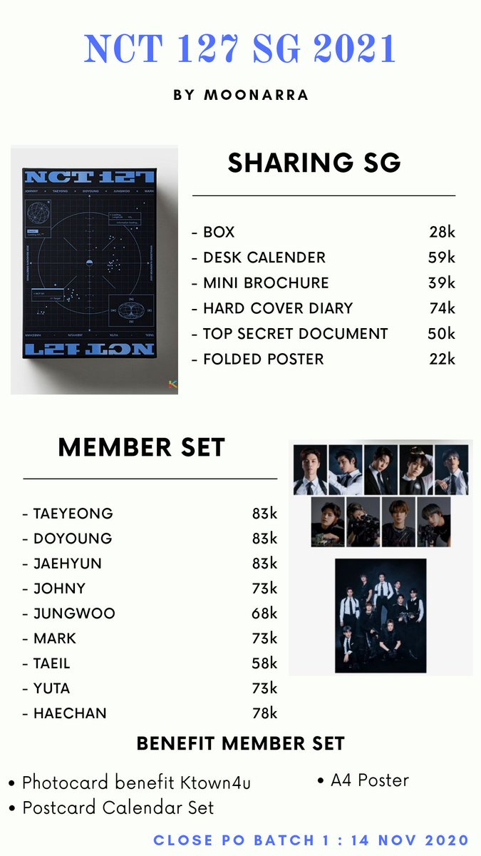 fenoonaa's tweet photo. Pre-Order Sharing Season's Greetings 2021 (Batch 1)

🌼 EXO 
🌼 NCT127
🌼 NCT DREAM
🌼WAYV

Handled by @ExowebI 
Order please DM !

#exo #NCT #NCTDREAM #WayV #SeasonsGreetings2021 #SEASONS_GREETINGS https://t.co/TAUMWSKbrW