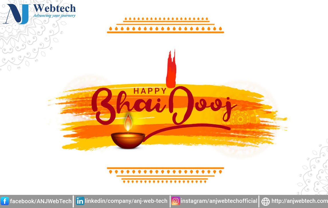 AnjWebTech's tweet image. It is time to celebrate the bond of love and trust between two souls united by the purest form of friendship…. Happy Bhai Dooj to all brothers and sisters!
#Bhaidooj #Diwali #Bhaidoojspecial #Bhai #Sister #Happybhaidooj #Festival #India #ANJwebtech