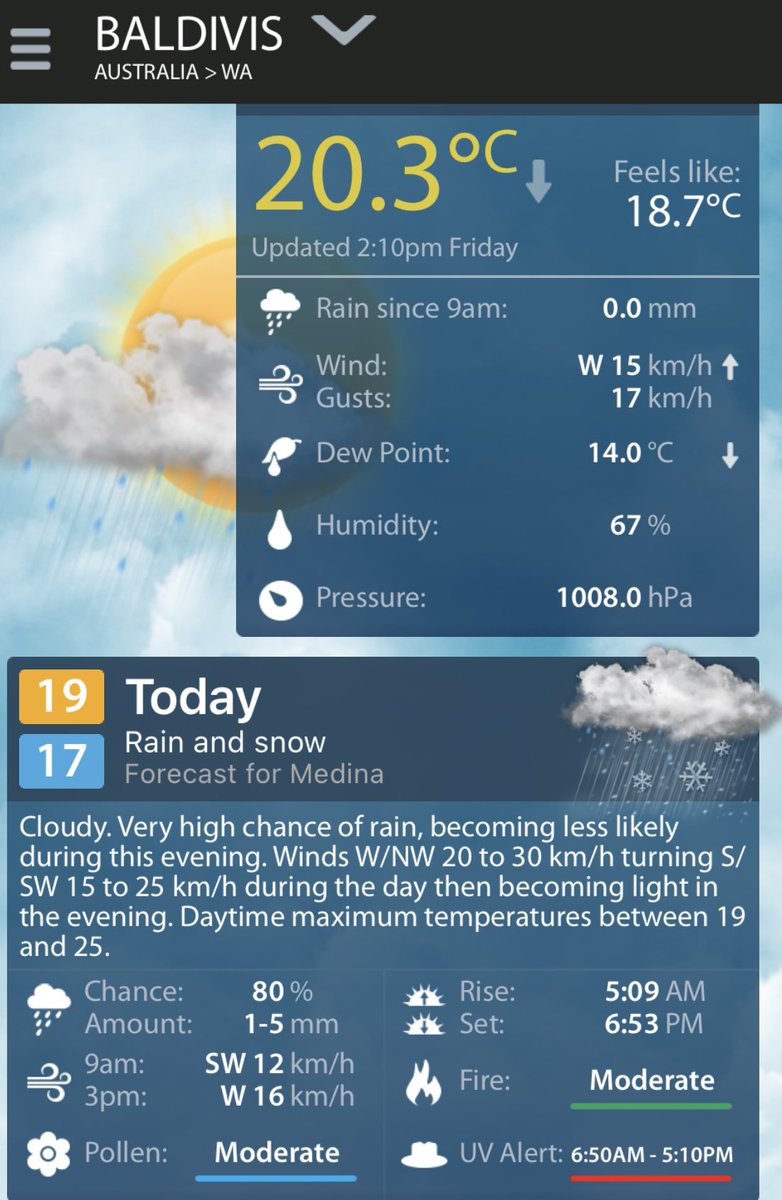 Snow ⛄️ in Perth during November 🤦🏼‍♂️