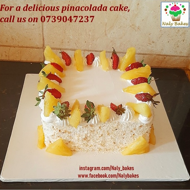 Nalybakes's tweet photo. Delicious pinacolada cake to brighten your day. Order from Naly bakes

#pinacolada
#pinacoladacake
#fruitcake 
#fruittopping
#dessert
#nalybakes
#homemade 
#bakeoff 
#nairobicakes https://t.co/STIfkHtGAF