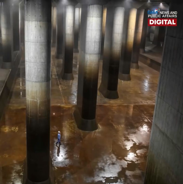 gmanews's tweet photo. Underground Flood Control System ng Japan!

Sa tuwing may malakas na ulan na nagbabanta sa Tokyo, Japan, handa sila. Mayroon kasi silang epektibong panlaban sa baha: isang malaking underground flood control facility. https://t.co/gy4PhlSoVq