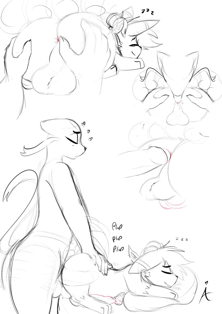 Here's a sketch dump inbetween commissions i've done for some friends! A thread! @citruscave