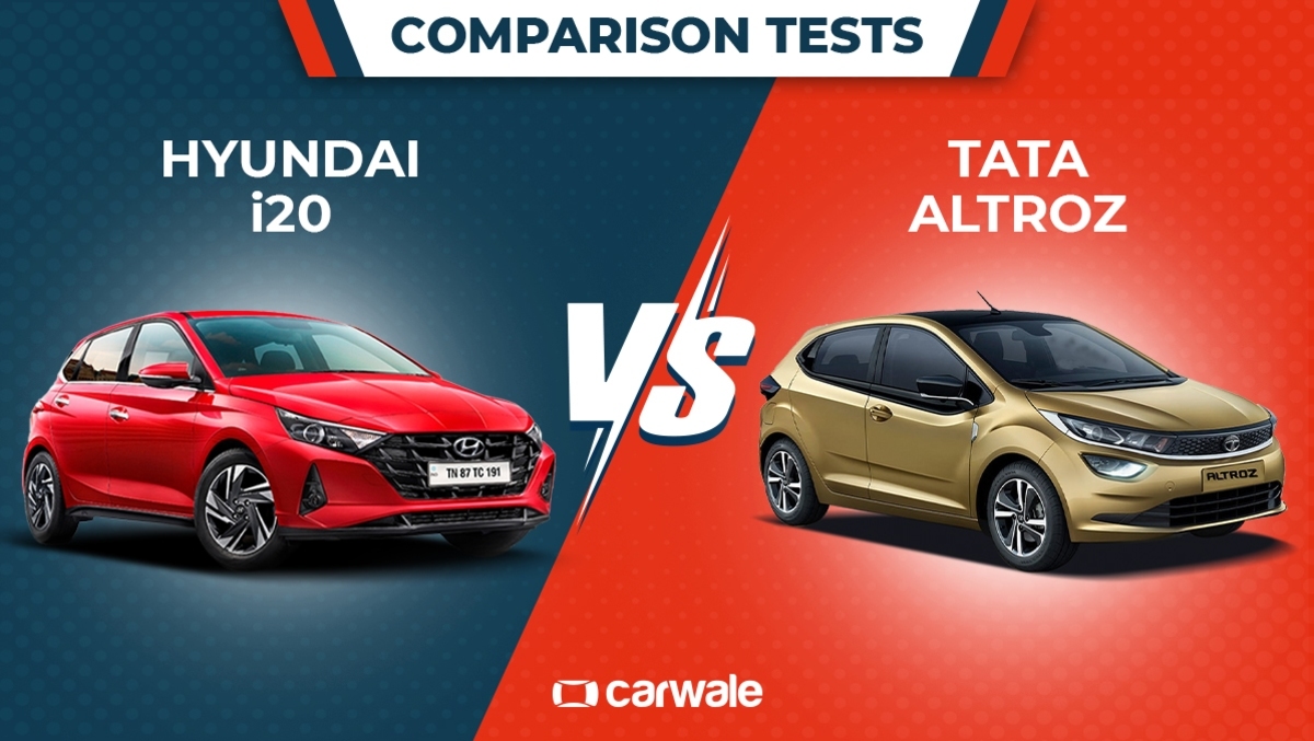CarWale's tweet photo. We are looking at how the new Hyundai i20 stacks up against its competition. This time around we pitch it with the Tata Altroz which is equally good looking. How do they fare against on paper? https://t.co/vA2jkyoxup
#CWNews #Hyundai #Hyundaii20 #Tata #TataAltroz #SpecComparo https://t.co/srN3OUPNxV