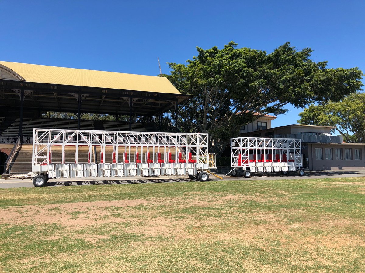 The old EF starting gates were recently restored into 2 sets for race clubs in Birdsville &amp; Mackay.BRC's Jim Roberts said,“Over the decades some great names of the turf have graced these stalls such as the legendary Rough Habit. It’s great to see them sent to our regional clubs."
