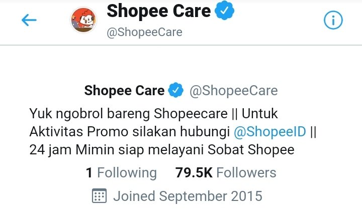 hannyUmboh's tweet photo. @craiziytooman @ShopeeCare Iyaa Mimin sok sibuk ... Ktnya 24 jam siap melayani ... yo wess YLKI solusi nya, udh keterlaluan soalnya. https://t.co/CmD3L8fRrd