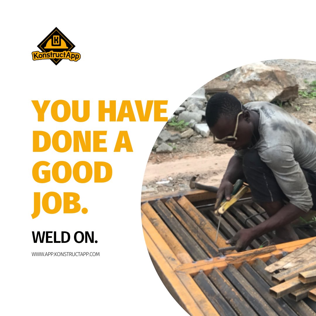 KonstructApp's tweet photo. It's been a long week and you made it, weld on! #TGIF!
#KonstructApp
#Constructionjokes
#KonstructCommunity https://t.co/6svoUO9lt6