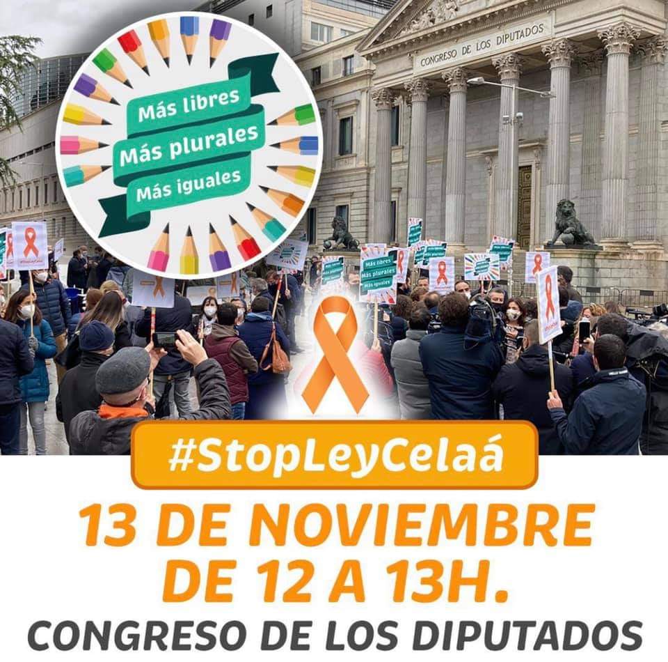 concapa_es's tweet photo. Únete a la marea naranja por la libertad de Educación.

Nadie sobra y todos somos necesarios.

👨‍👩‍👦👨‍👩‍👦👨‍👩‍👦👨‍👩‍👦👨‍👩‍👦👨‍👩‍👦 👨‍🏫👩‍🏫👨‍🏫👩‍🏫

Te necesitamos para defender nuestros derechos fundamentales.
#StopLeyCelaa @MasPlurales #MasPlurales https://t.co/Oc7ekLvdkX
