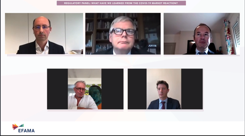 EFAMANews's tweet photo. Regulators and policy makers drew lessons from the Covid-19 crisis, provided their perspective on the long-term implications of this crisis for asset managers and their investors and discussed what could be done to further strengthen the resilience of the industry #IMF2020 https://t.co/zJWvmNaz7q