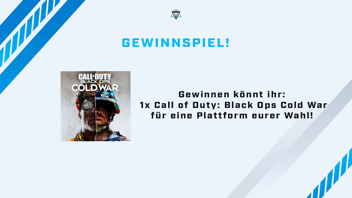 🚨GEWINNSPIEL🚨

Ihr habt Bock auf Call of Duty: Black Ops Cold War?!

Dann habt ihr jetzt die Chance ein Version für die Plattform eurer Wahl zu gewinnen.
Was ihr dafür tun müsst?
1⃣Folgt <a href="/FlawlessGamingI/">Flawless Gaming</a> 
2⃣Retweetet diesen Tweet
3⃣Taggt 2 Freunde

ENDE: 20.11.2020 14 Uhr

GL💙