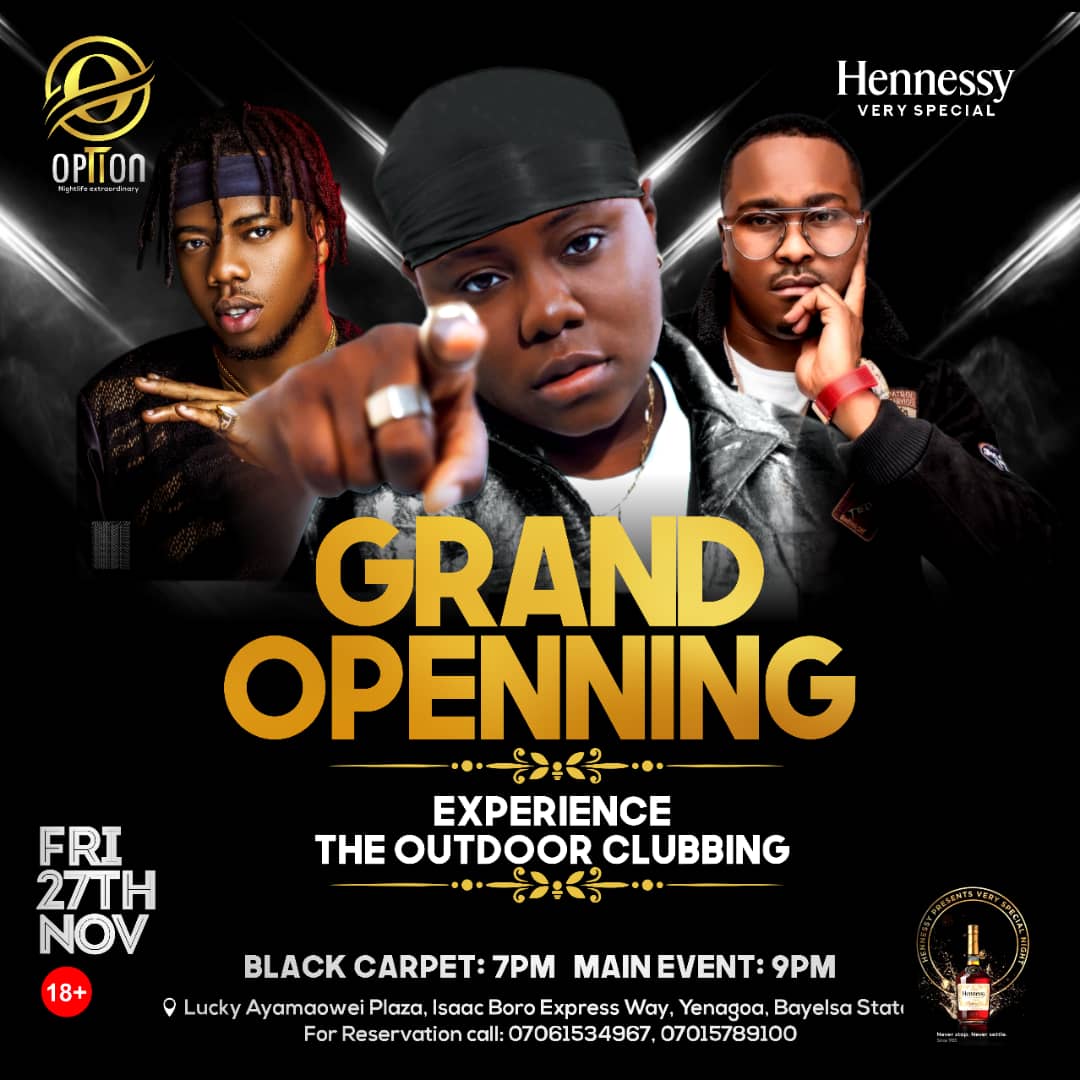 teegistblog's tweet photo. Ur favorite shuga momma @TeniEntertainer will storm yencity for the first time on 27th of this month for the grand opening of the new nightlife spot @optionng
Where else would you rather be? 🤷
Save the date!
#optionng #teegistmedia #teegist #ABT_THEALBUM #teni #yellow #tanana https://t.co/j7QILpKneO