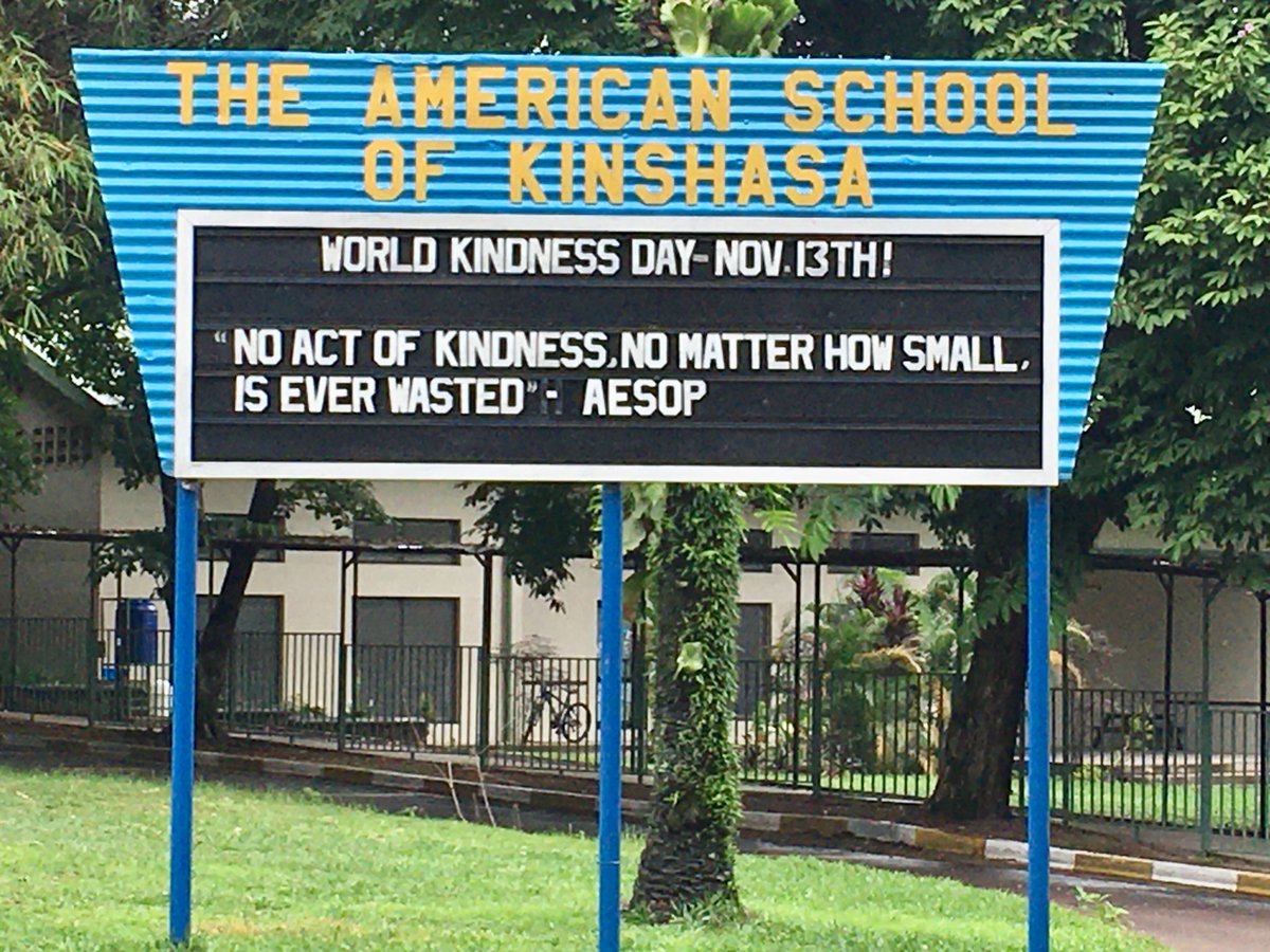 We're spreading #kindness and not a virus today <a href="/TASOKinshasa/">TASOK</a> ... virtual three-way conferences this semester #worldkindnessday2020 <a href="/actionhappiness/">Action for Happiness</a>