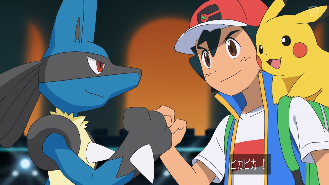 Kou Al Twitter Anipoke アニポケ サトシを守ろうとするリオルがその強い思いによりルカリオに進化 ファン待望の サトシの ルカリオ 誕生である 体を張って仲間を守るというサトシがよくやる行動をリオルもやったことが進化のきっかけになってるのもいいね