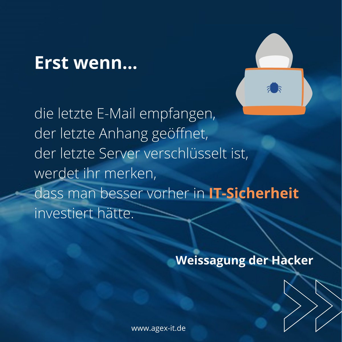 agex_IT's tweet image. Wer thematisch zu Ihnen passt - können Sie in den Profil-Querschnitten auf der agex SECURE nachlesen.
Wir zeigen Ihnen das Aufgabenfeld von: 
#ITSecurityConsultant
#ITSecurityExperte
#ITSecurityEngineer
#CloudSecurityEngineer
#Datenschutzbeauftragter uvm.

agex-it.de/agex-secure/