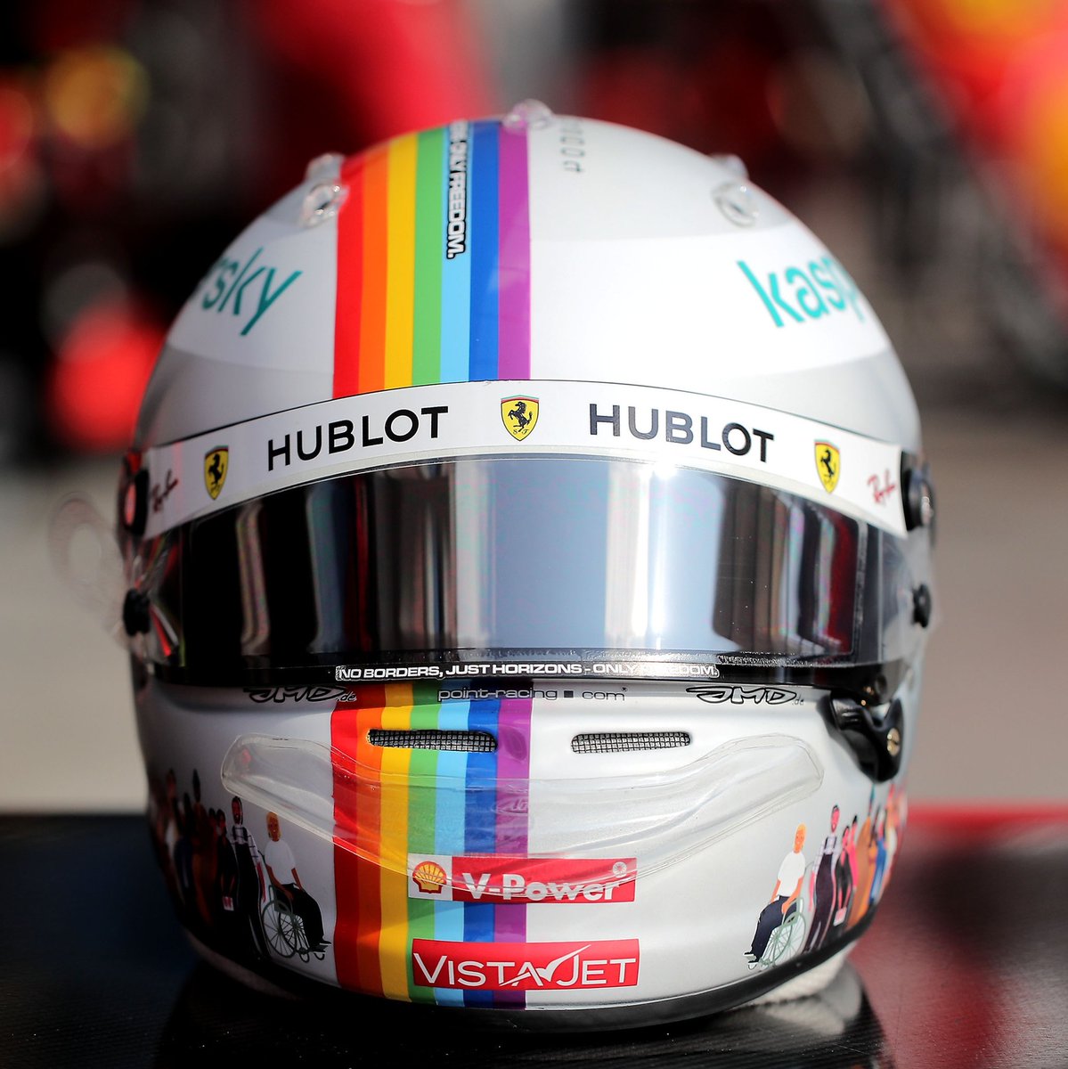 sebvettelnews's tweet photo. “No borders, just horizon - only freedom” 🌈 

#F1 #Vettel https://t.co/JOR5dg1JSa