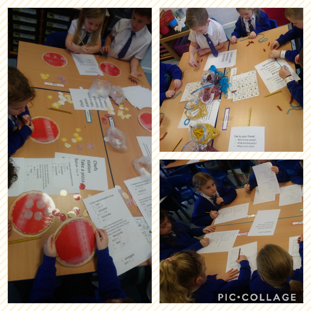 prestolee_1911's tweet photo. For National Maths Week Year 1 have enjoyed a practical maths lesson using our knowledge of addition within 10! We transformed into chefs, football analysts and jewellery makers to complete each addition challenge! #MathsWeekEngland #makelearningmemorable #everychildnumerate https://t.co/8srtRSrDt7