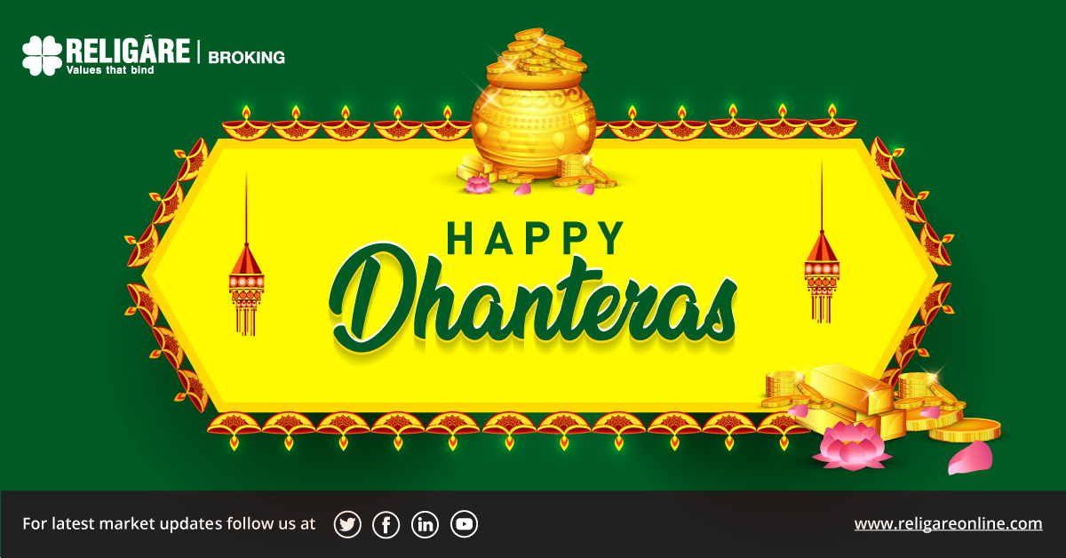 religareonline's tweet image. On the auspicious day of Dhanteras, wishing you &amp;amp; your family good health and wealth in abundance. Happy Dhanteras 2020! #Dhanteras #Dhanteras2020 #HappyDhanteras2020