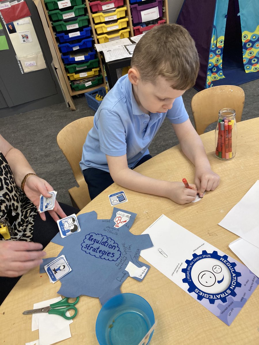 ibroxprimary's tweet photo. Itβs good to talk. Helping children recognise various strategies that help them to stay calm when things are maybe not going their way #Emotionworks #Bluecog #regulationstrategies π΅βοΈ https://t.co/YveuJhwNzr
