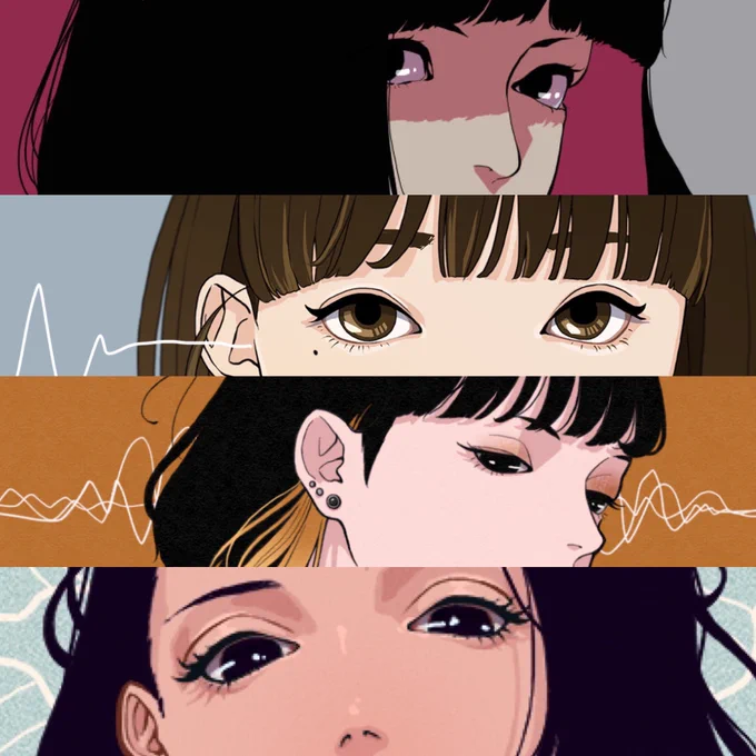 #いい瞳の日
あまり描き込まないスタイル 