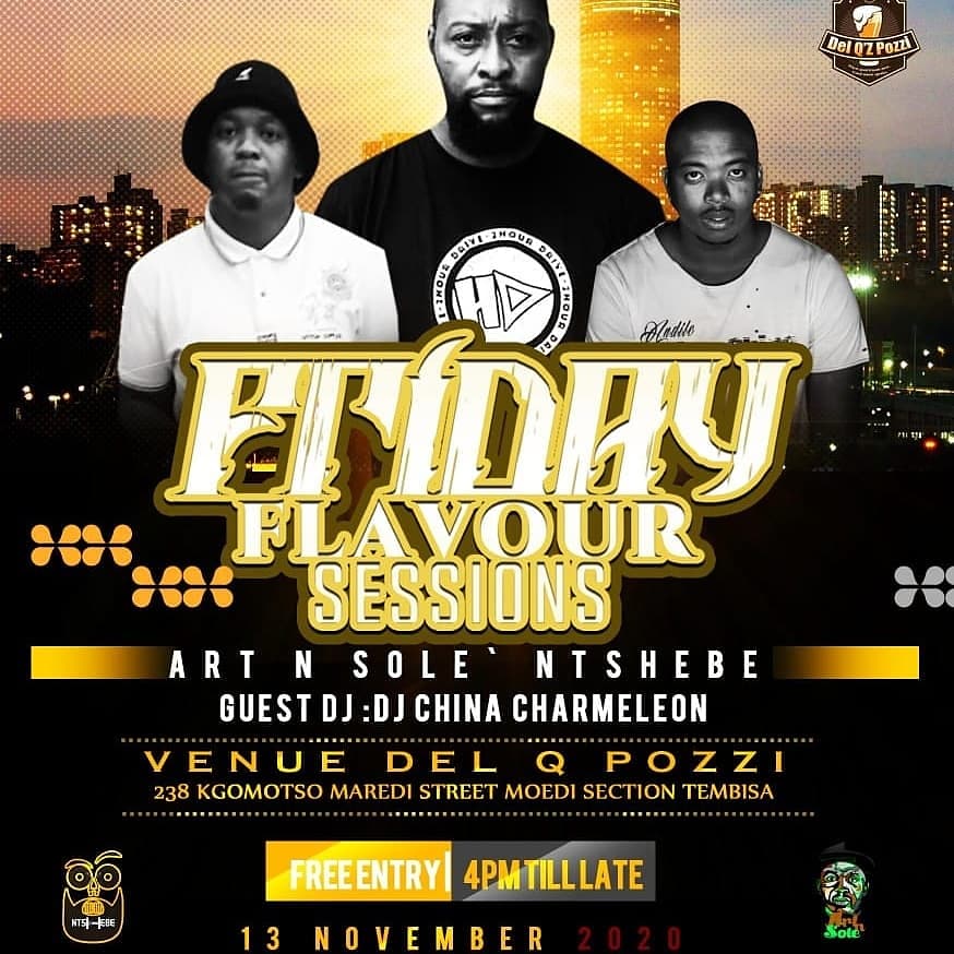 CharmeleonChina's tweet photo. Gig Guide for this weekend
Tembisa : 18:00 to 20:00
Daveyton : 21:00 to 22:00

Saturday
Deep Town Jozi
17:00 to 18:30 https://t.co/mnDF0kikxF