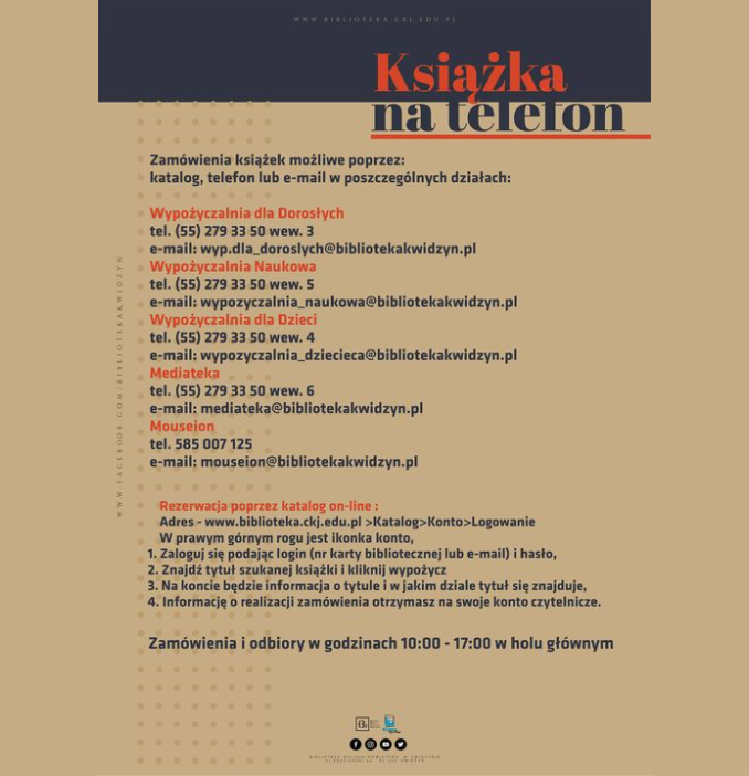 Książka na telefon - akcja od poniedziałku. Regulamin znajdziecie tutaj: drive.google.com/file/d/19F4bCd…
