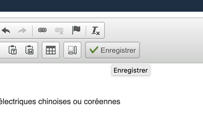 Alors par contre bien faire attention de cliquer sur bouton enregistrer, sinon tu vas galérer 5 bonnes minutes avant de comprendre pourquoi le bloc n'est pas validé #commerces  #digital  #wizishop