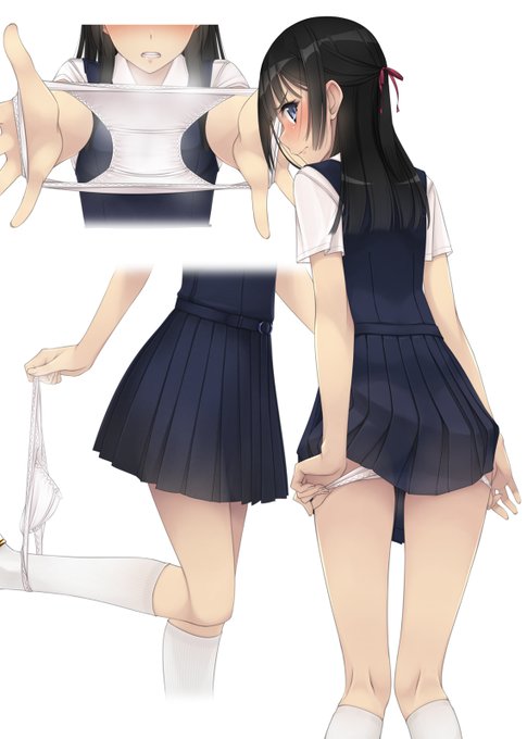 38『パンツを脱いで見せてくれる女の子』
#制服 #JK #パンツ 