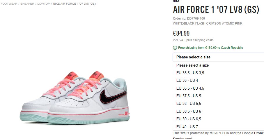 air force 1 eu 37