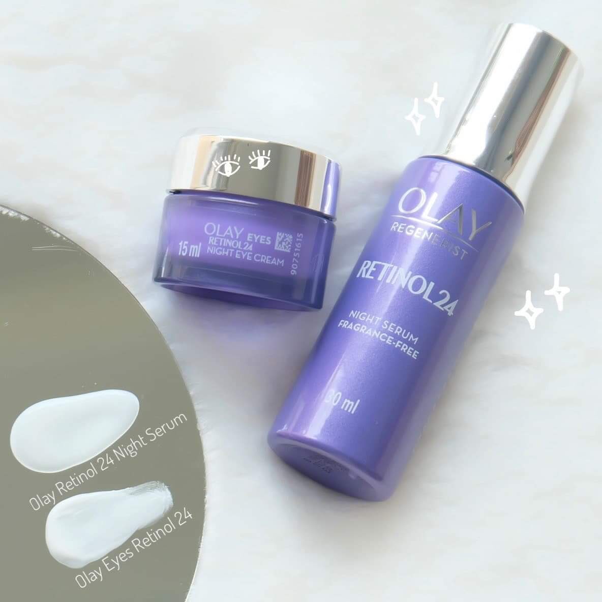 toeytree3's tweet photo. นอนดึก ปาร์ตี้หนัก ผิวหมองคล้ำสะสม มีทางแก้แล้วนะ เพราะ💙Olay Regenerist Retinol 24 Night Serum &amp; Eye cream 💙เค้าช่วยได้จริง ทาก่อนนอนแก้ปัญหาผิวแห้งโทรม พักผ่อนน้อย เร่งทำให้ผิวโกลว์ ใสเปล่งปลั่ง เนื้อเซรั่มซึมง่าย รับรองเลยว่า work สุดๆ พิกัด Boots #HowToPerfect #ใช้ดีบอกต่อ https://t.co/AN1ed4w4wG