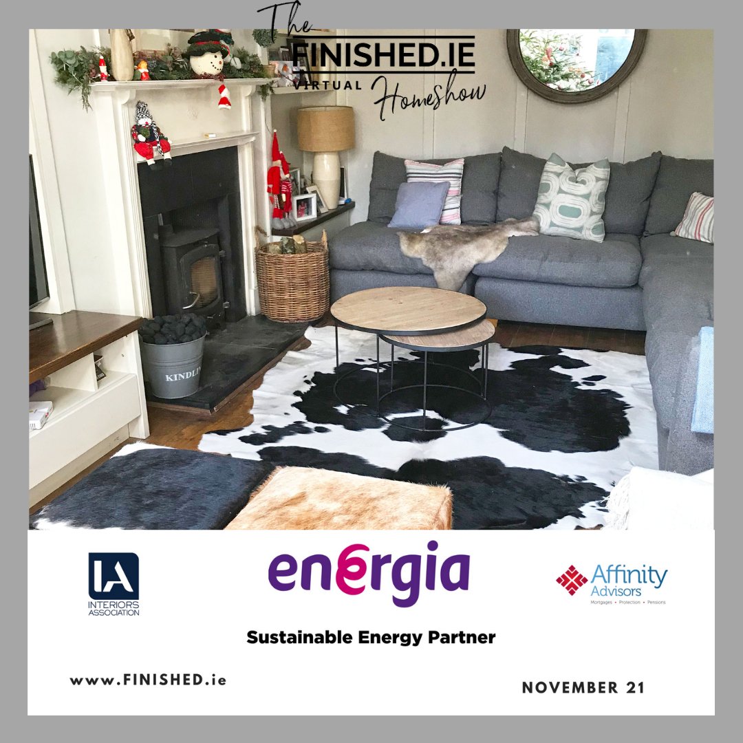 finished_ie's tweet photo. New exhibitor @irishhidedesign : Providing the highest quality cowhide and sheepskin products! Come check out their wide range of products at #finishedvirtualhomeshow2 on Nov 21st💕 
Follow 👉 https://t.co/0FPjbQeJyY
Our partners @EnergiaEnergy @InteriorsAssoc  @affinityadv https://t.co/umw5cWajn3