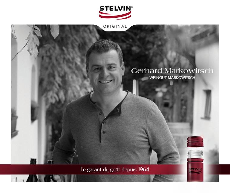 STELVINcapsules's tweet photo. "STELVIN® est le bouchage parfait pour préserver le fruit, la fraîcheur et la régularité du vin." Gerhard Markowitsch, Autriche #DareSTELVIN  #STELVIN #STELVINcapsule #Vin  #Aluminium #Embouteillage  Plus d'informations : https://t.co/aX8pzh54AT https://t.co/j8jwhJgiHG