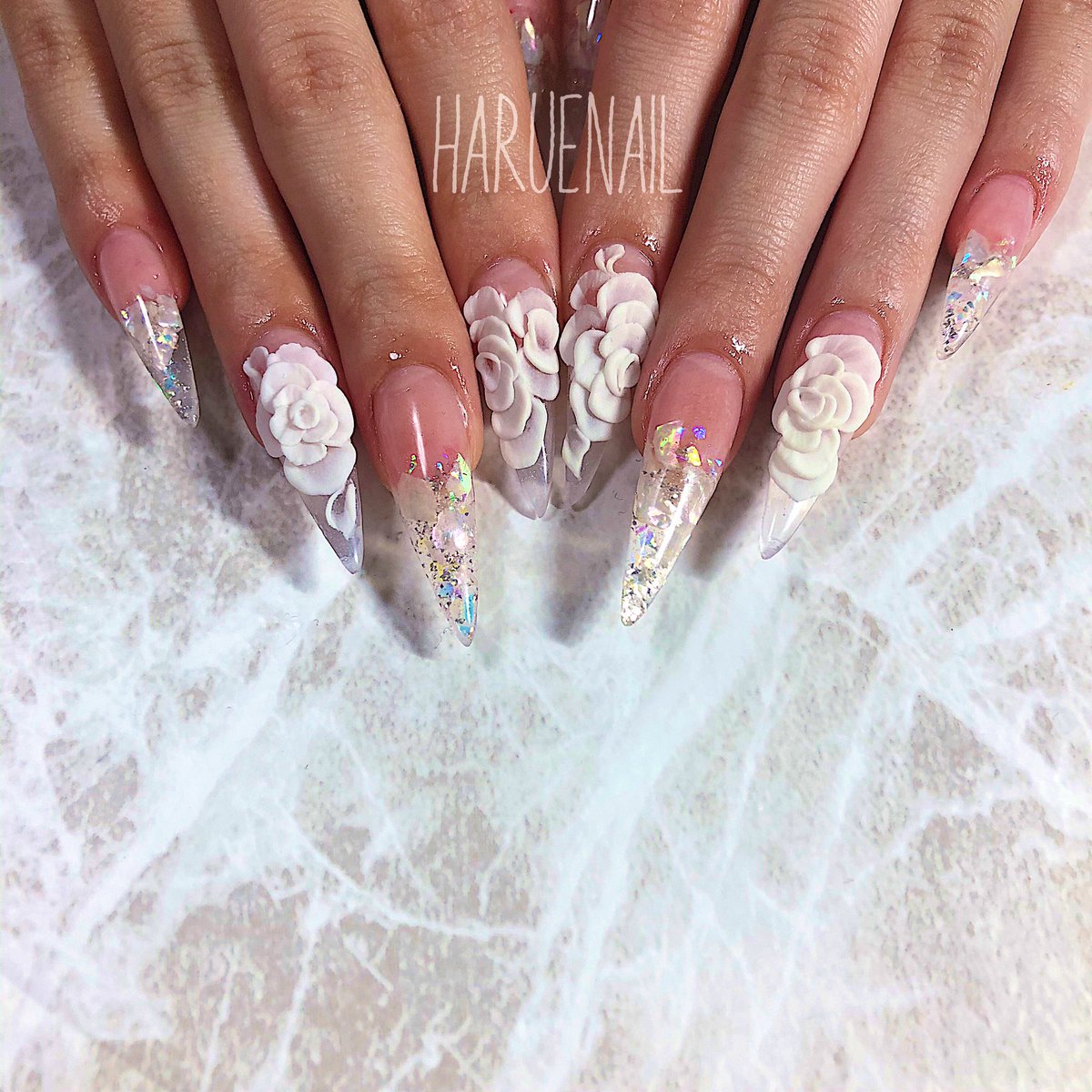 Harue さんのツイート 来年の成人式まであと2ヶ月かあ 1年ってあっとゆうまだな 成人式ネイル ロングネイル ネイルデザイン スカルプネイル 成人式 ロングスカルプ 岡山 お花ネイル スカルプ Haruenail クリアネイル T Co Ohrkgg1h2a