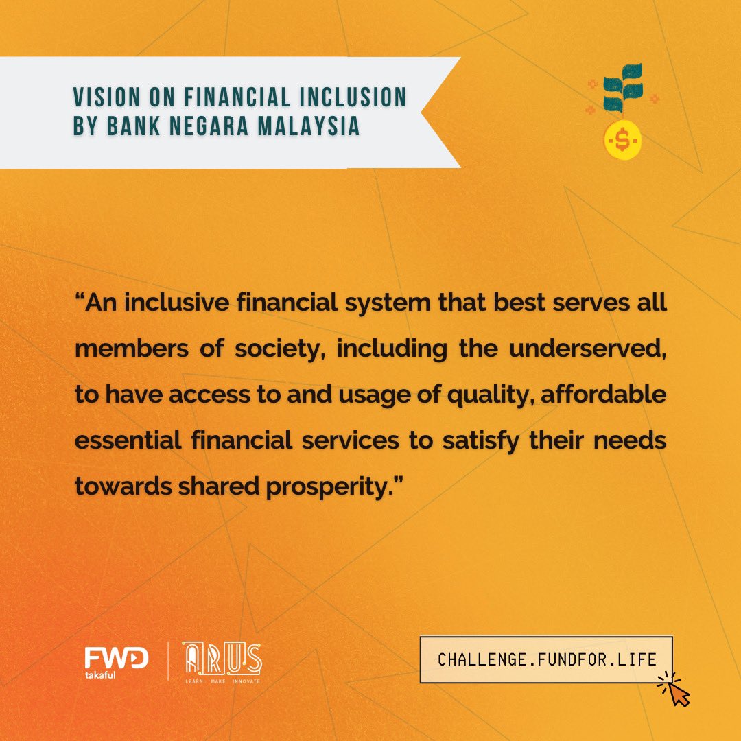 UNDI18MY's tweet photo. .@ArusAcademy is looking for eager young Malaysians who are passionate about creating innovative solutions towards empowering the B40 community through financial inclusion!

Apply before Nov 16th at https://t.co/46cyEfGKRL

#FundForLife #DigitalFinancialInclusionChallenge https://t.co/xfF96oSI2h
