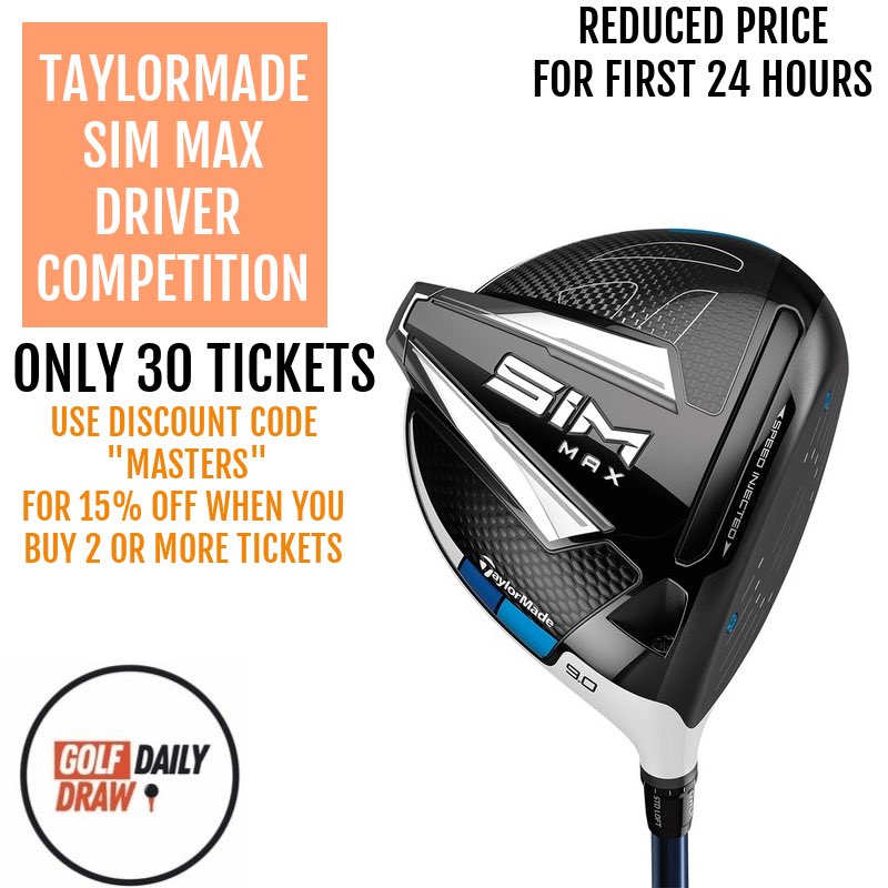 Another new draw added to our website! Buy 2 tickets and use the discount code “MASTERS” for 15% off and entry to our free giveaway! Good luck 🤞