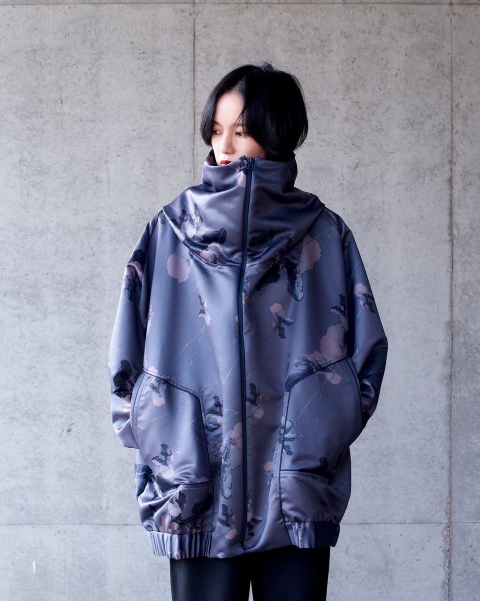 新発売】 グレンチェックハイネックビッグパーカー バルムング グレン