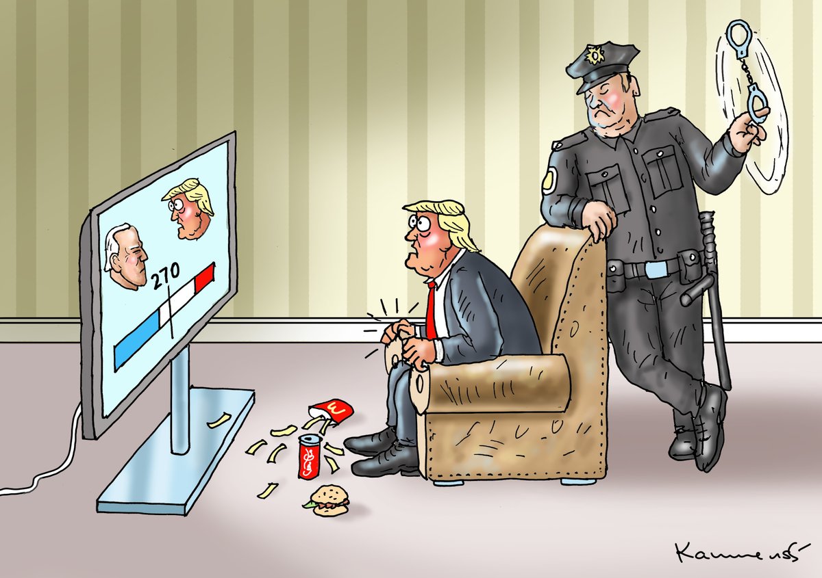 ChrisLutolf's tweet photo. The mere notion of Trump *ever* running for *any* political office again will go down in history as the mother of all pipe dreams.
#TickTockMF 
#TrumpsAlternativeReality
@AshaRangappa_ @lauferlaw @Mimirocah1 @JoyceWhiteVance 
[cartoon by Austrian cartoonist @MarianKamensky1] https://t.co/o2eFKSTIIr