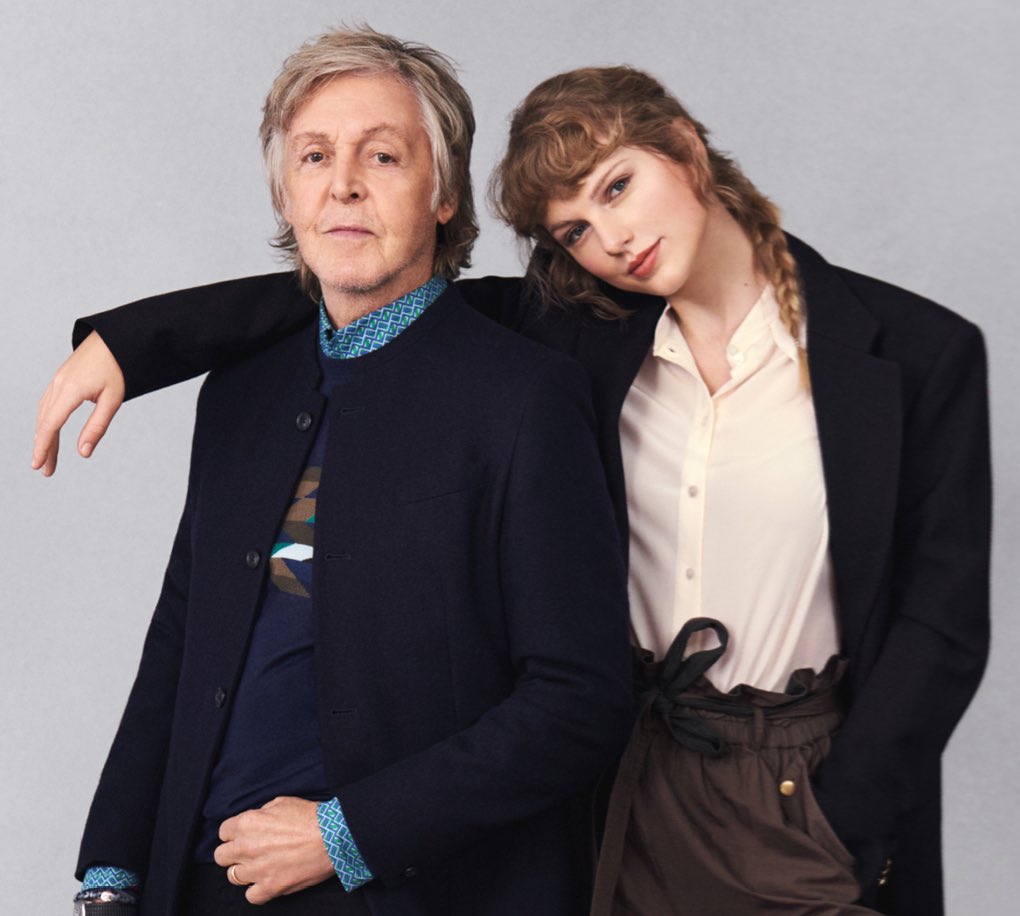 TSwiftLA's tweet photo. 📸 | Taylor Swift and Paul McCartney for @RollingStone
(Photos by Mary McCartney) https://t.co/FR604HbRSx