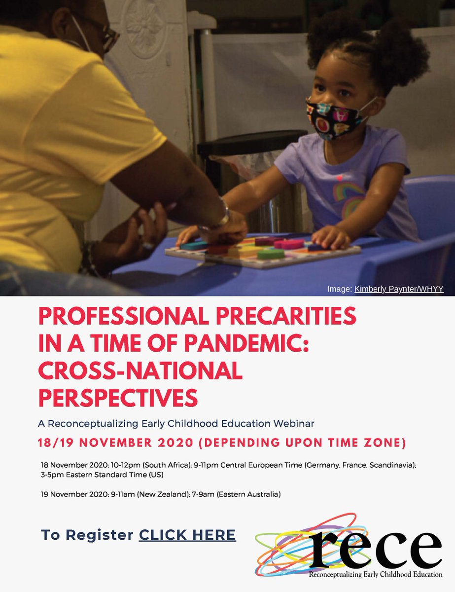 dcu_ecrc's tweet photo. #RECE2020 goes online! Join us for our global webinar 'Professional Precarities in Times of Pandemic: Cross-National Perspectives'. Wednesday 18 November 8-10pm GMT. Registration is free: https://t.co/7COqMNo9Mj https://t.co/poYplTr6vX