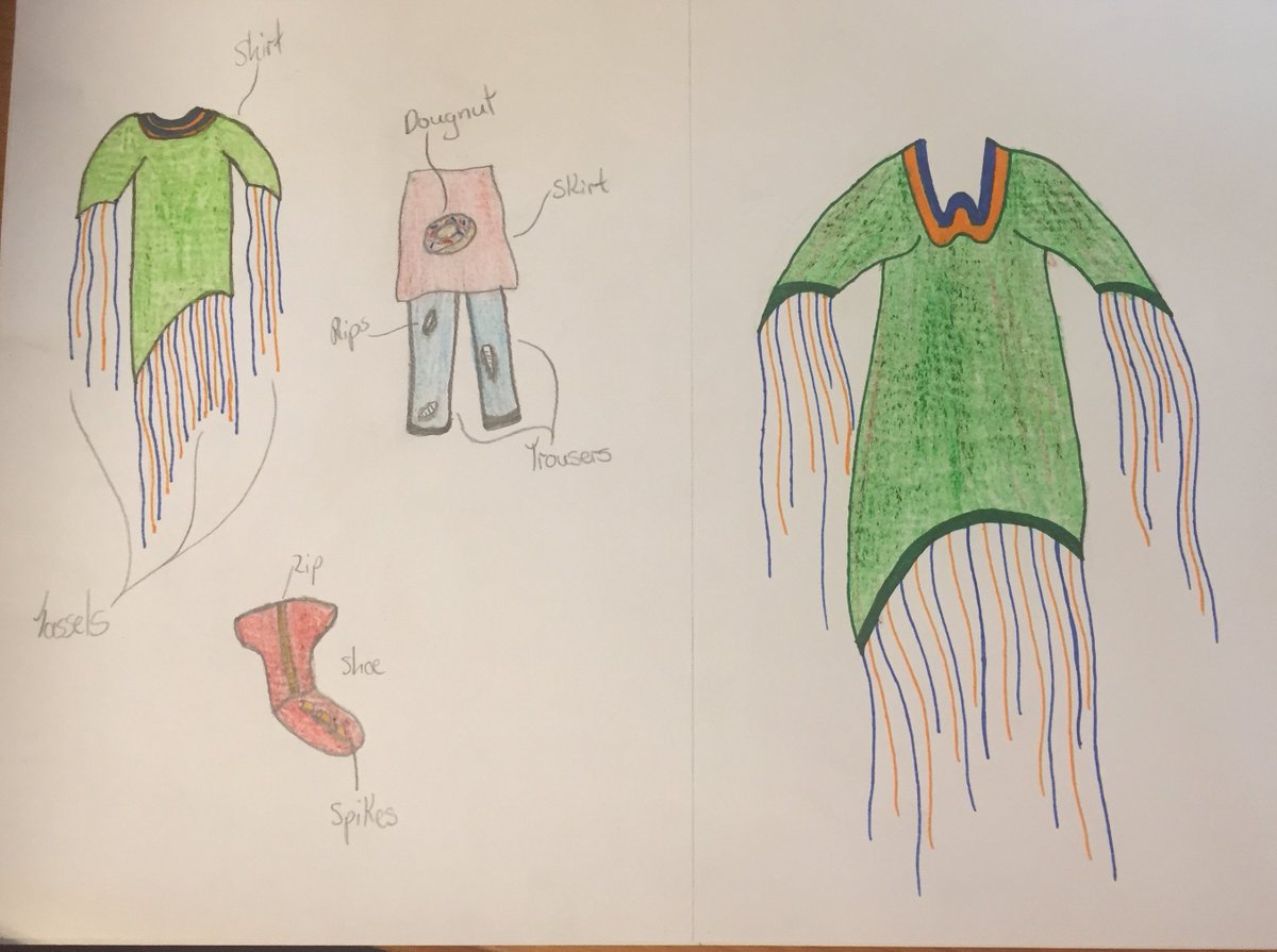 DesignEngLVC's tweet image. Lockdown throwbacks: More 'Fashion Design' from our year 7&amp;amp;8's...