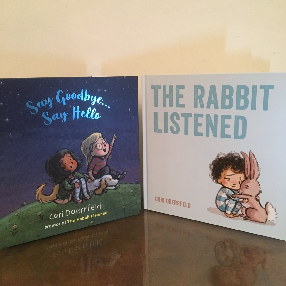 Scallywagpress's tweet photo. If you liked #TheRabbitListened by @CoriDoerrfeld look out for her new book #SayGoodbyeSayHello 'An excellent book to use to talk to children in times of transition and change' Book Trust. Buy local from @ReadingMattersC High Peak, Derbyshire or @Bookbugsdragon1 Norwich #Empathy https://t.co/6BGjlqZSMD